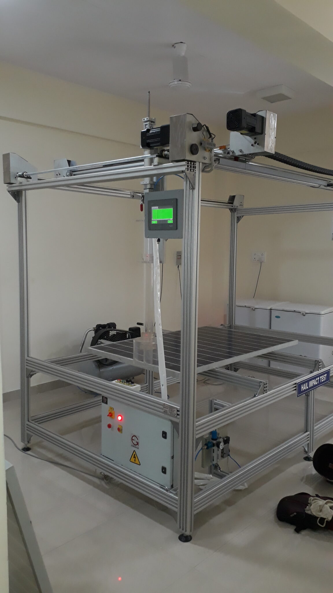 hail test equipment